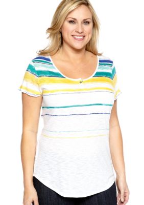 Lucky Brand Plus Size Single Button Shirt