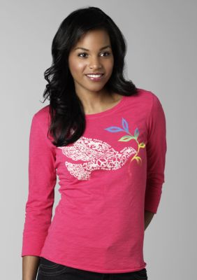 Lucky Brand Texted Filled Tee