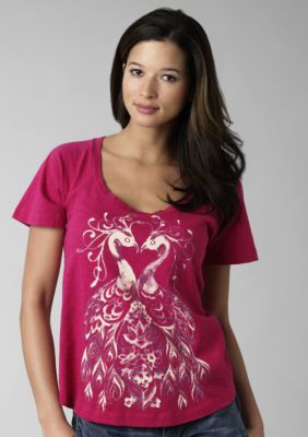 Lucky Brand Flowy Mirrored Tee