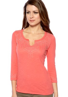 Lucky Brand Deco Swirl Tee