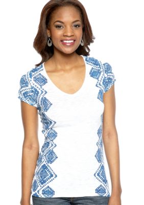 Lucky Brand Placed Print Tee