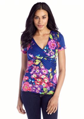 Cable and Gauge Criss Cross Knit Top