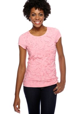 Spense Soutache Knit Top