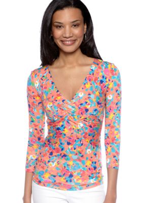 Cable and Gauge Criss Cross Knit Top