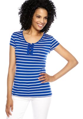 Spense Ruched Side Knit Top