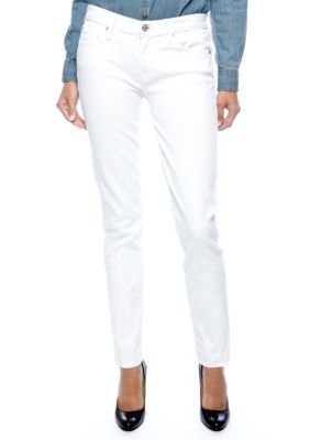 7 For All Mankind&reg; Slim White Cigarette Jean