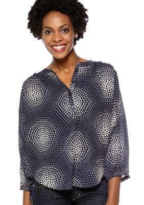 ECI Dot Print Blouse