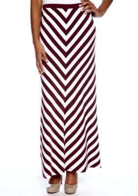 Grace Elements Stripe Maxi Skirt