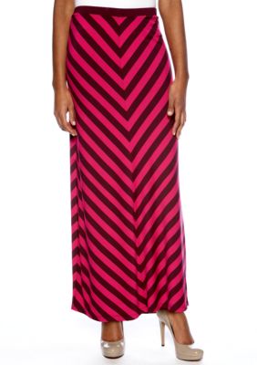 Grace Elements Stripe Maxi Skirt