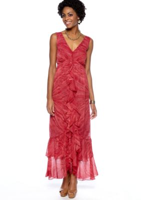 Grace Elements Ruffle Maxi Dress