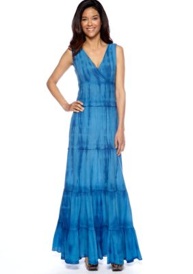 Grace Elements Sleeveless Tiered Maxi Dress