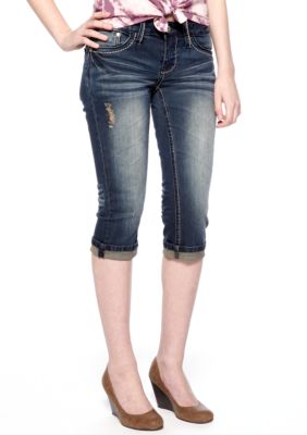 YMI Roll Cuffed Crop