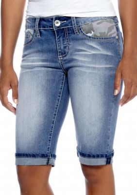 YMI Camo Detailed Bermuda Shorts