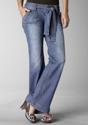 YMI Self Belt  Lightweight Boot Cut Jean