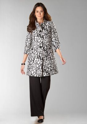 Madison Jacquard Button Front Jacket