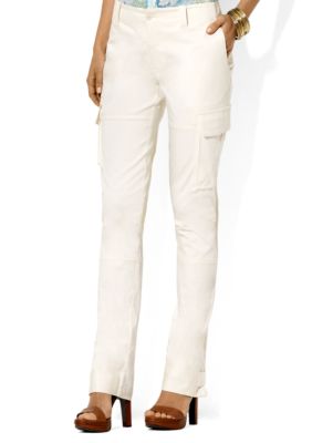 Lauren Ralph Lauren Cotton-Nylon Cargo Pant