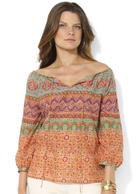 Cotton Peasant Blouse