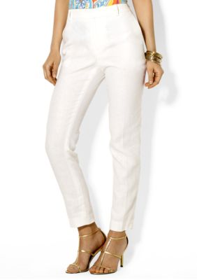 Lauren Ralph Lauren Linen Ankle Pant