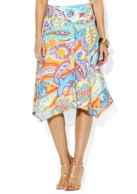 Lauren Ralph Lauren Paisley-Printed Skirt