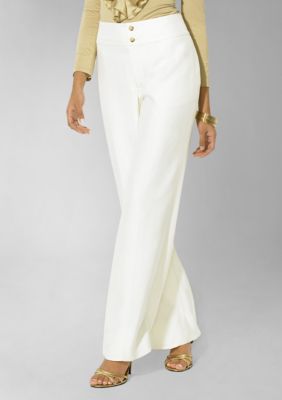 Lauren by Ralph Lauren Petite Julien Silk Wide-Leg Pant