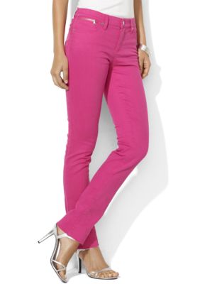 Lauren Ralph Lauren Petite Slimming Modern Straight Ankle Jean
