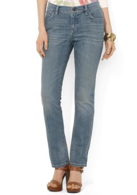 Lauren Ralph Lauren Petite Slim-Fit Modern Straight Jean