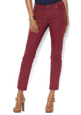 Lauren Ralph Lauren Petite Striped Modern Ankle Pant