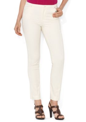 Lauren Ralph Lauren Petite Straight-Leg Cotton Pant
