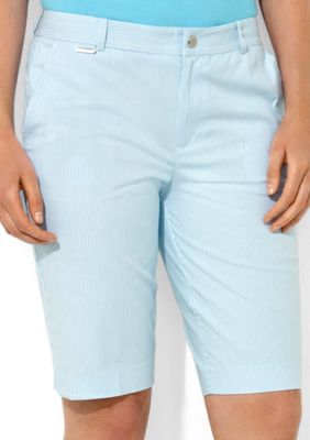 Lauren Ralph Lauren Plus Size Stretch Cotton Bermuda Short