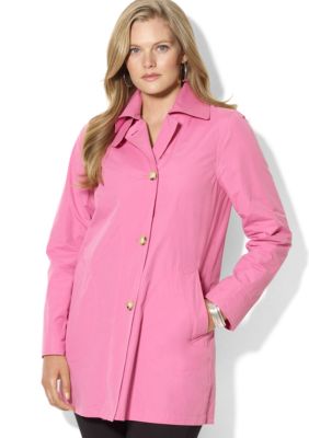 Lauren Ralph Lauren Plus Size Long Buttoned Jacket