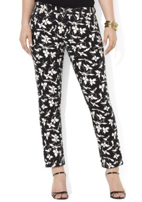 Lauren Ralph Lauren Plus Size Modern Printed Straight Ankle