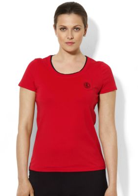 Lauren Ralph Lauren Plus Size Scoopneck Tee