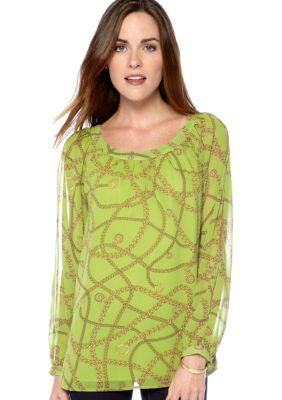 MICHAEL Michael Kors Long Sleeve Blouse