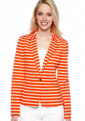 MICHAEL Michael Kors Stripe Ponte Blazer