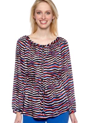 MICHAEL Michael Kors Peasant Top