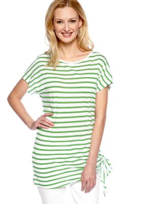 MICHAEL Michael Kors Side Tie Hem Top