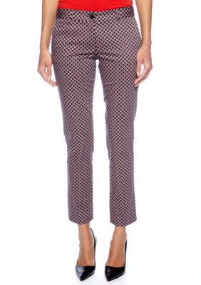 MICHAEL Michael Kors Printed Skinny Ankle Pant