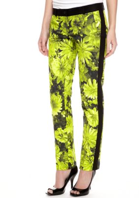 MICHAEL Michael Kors Floral Print Skinny Ankle Pant