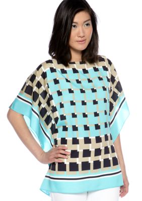 MICHAEL Michael Kors Printed Scarf Top