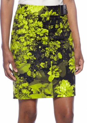 MICHAEL Michael Kors Garden Print Pencil Skirt