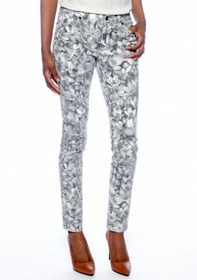 MICHAEL Michael Kors Wildflower Printed Skinny Jeans