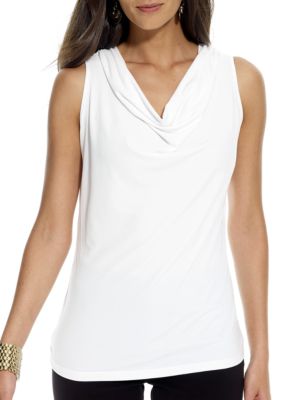 Calvin Klein Sleeveless Cowlneck Knit Top