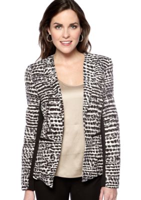 Calvin Klein Colorless One Button Jacket