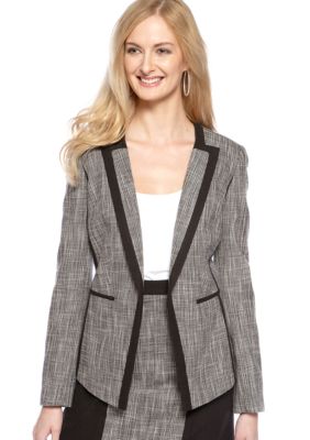 Calvin Klein Color Block Texture Blazer