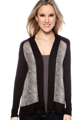 Calvin Klein Mix Media Flyaway Sweater