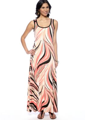 Calvin Klein Printed Maxi Dress