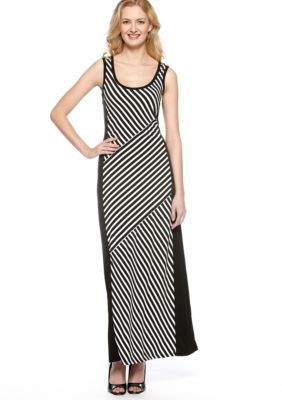 Calvin Klein Color Block Maxi Dress