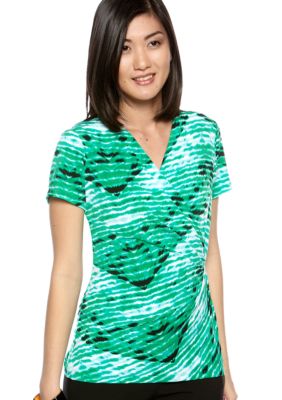 Calvin Klein Printed Twist Top