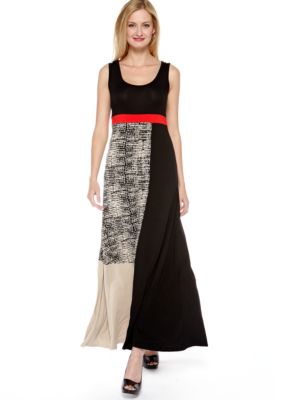Calvin Klein Color Block Maxi Dress