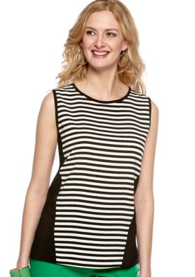 Calvin Klein Color Block Sleeveless Top